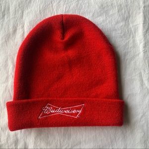Budweiser red beanie
